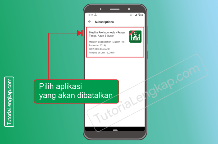 Tutorialengkap.com 2 cara berhenti berlangganan layanan aplikasi berbayar dari google pay store