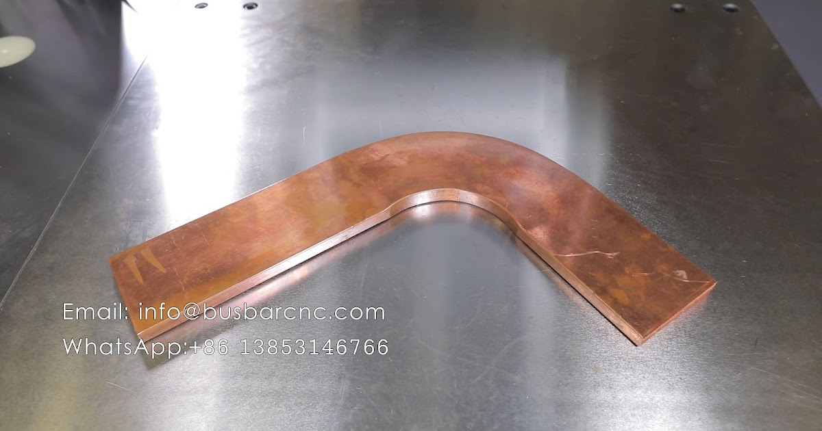 copper busbar bending machine