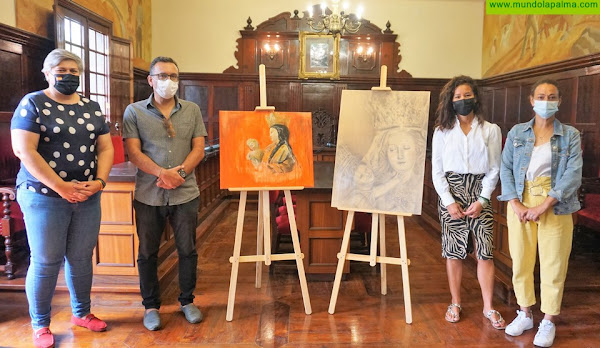 Liseth Rodríguez Figuera gana el concurso de pintura “Patrona 2021” de Los Llanos de Aridane