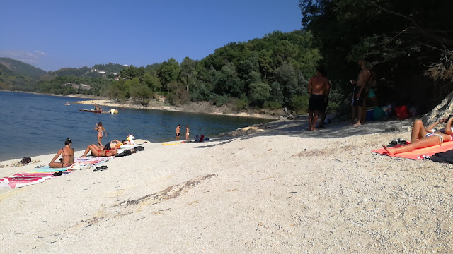 Turistas na Praia Fluvial do México