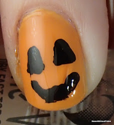nail jack lantern challenge halloween finger trick treat indoors artificial flash light