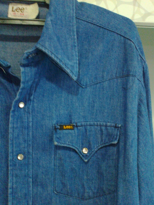 lee denim western shirt