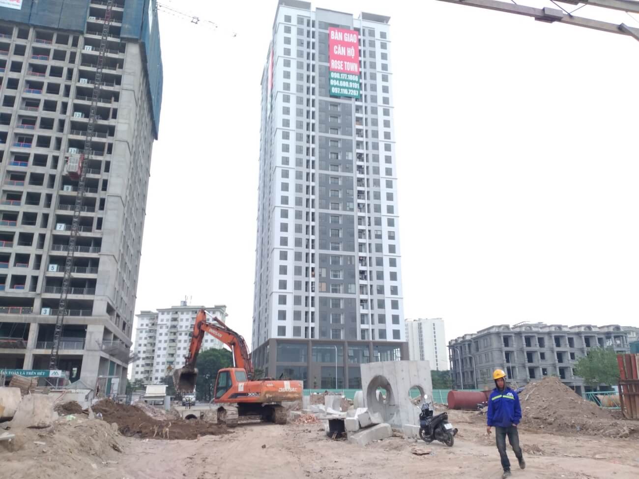 Cập nhật tiến độ dự án Rose Town Ngọc Hồi Tháng 12/2020