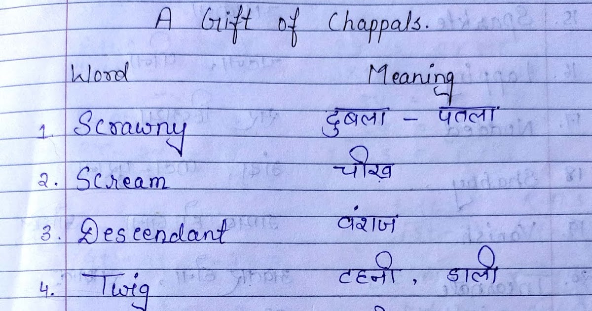 NCERT Class 7 English chapter 2