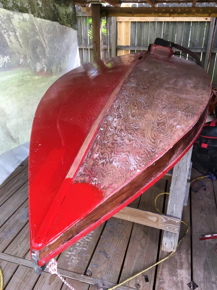 Small Boat Restoration 19524 Wooden Sunfish "Zip" and 1977 Brother