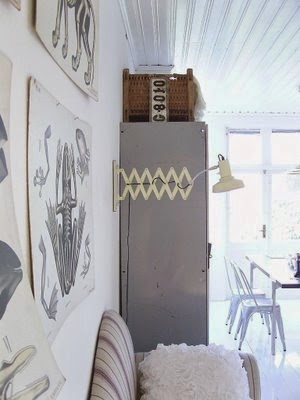 decoracion escandinava industrial vintage