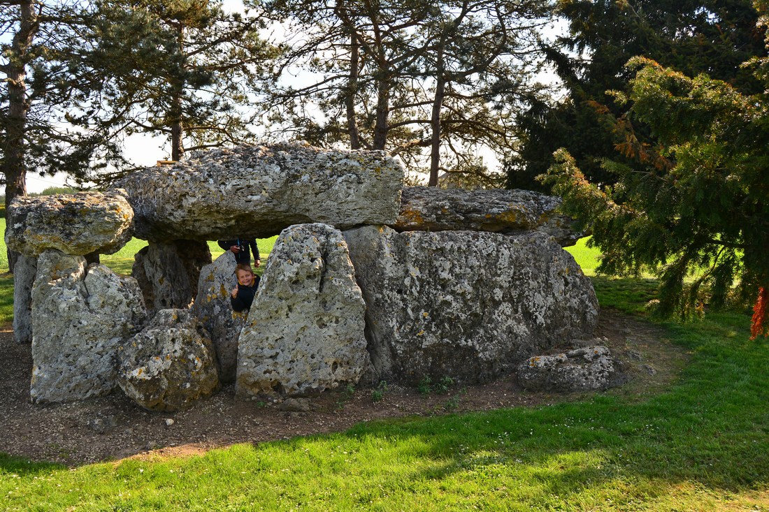 France le dolmen de la pierre levée de la ChapelleVendômoise Les