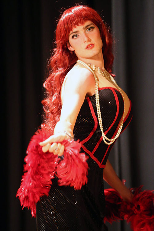 Womanless beauty pageant contestant, Elizabeth City, North Carolina, 2016