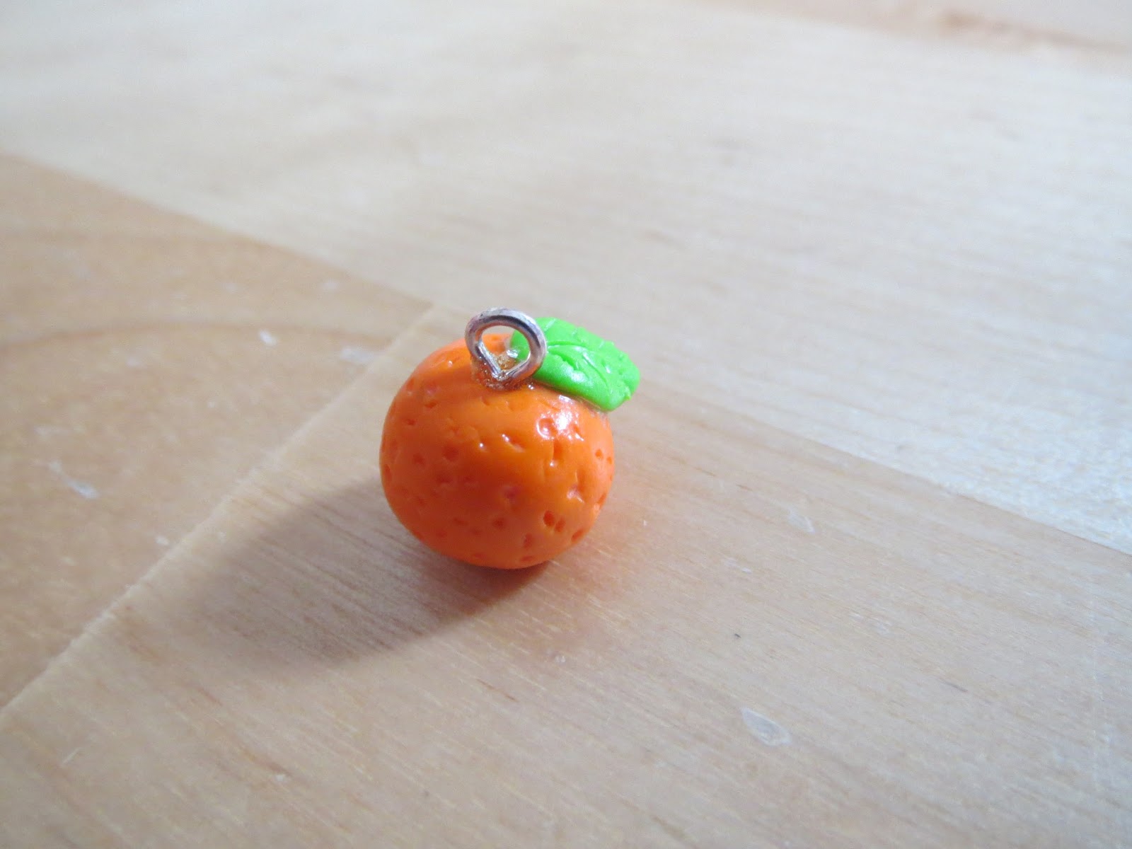 Cute Enough to Eat Polymer Clay Tutorial Orange fruit charm