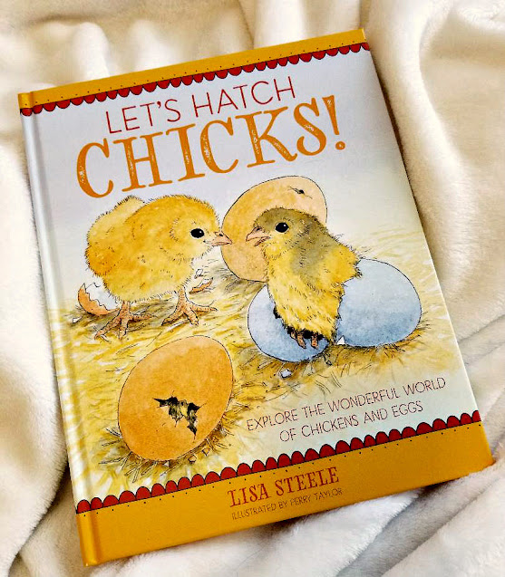 "Let's Hatch Chicks," a book that answers a child's questions about what happens inside that egg.