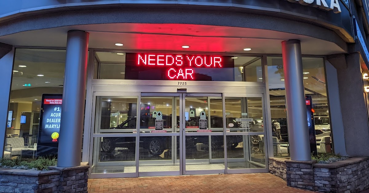 Robert Dyer Bethesda Row Signs of demand for used cars in Bethesda