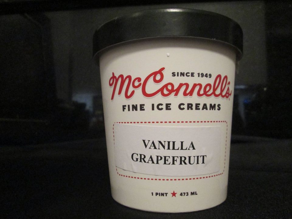 David's Ice Cream Reviews McConnell's Vanilla Grapefruit