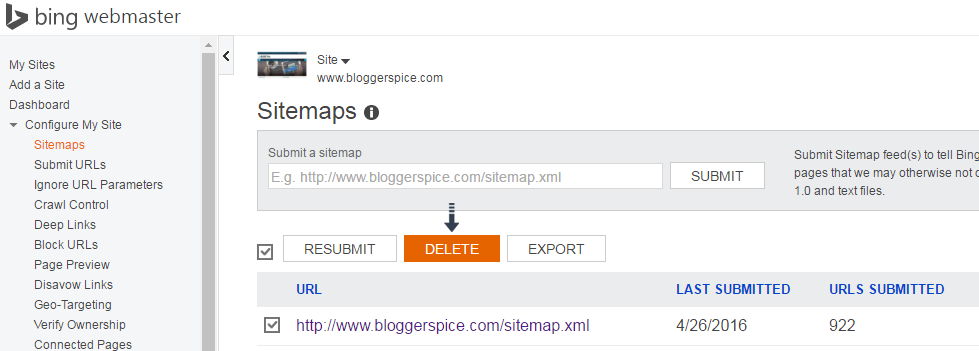 How To Overcome From Bing Sitemap Submission Error On Bing Webmaster 