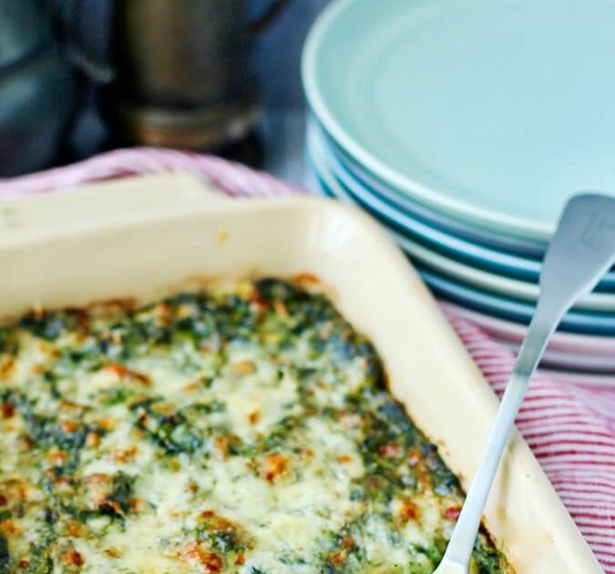 Creamed Spinach Gratin Karen's Kitchen Stories