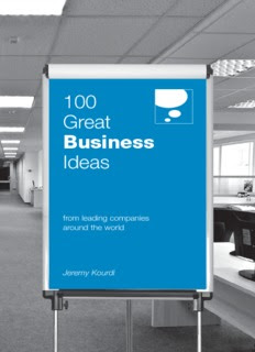 100 Great Business Ideas Book by Jeremy Kourdi in pdf 