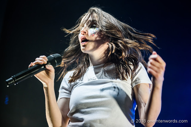 Chvrches at The Danforth Music Hall on May 19, 2018 to celebrate the One-Year Anniversary of the Josie Dye show on Indie 88 Photo by John Ordean at One In Ten Words oneintenwords.com toronto indie alternative live music blog concert photography pictures photos