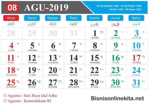 Ucapan Lebaran Hari Raya Idul Fitri 2019 Jatuh Pada Tanggal Berapa