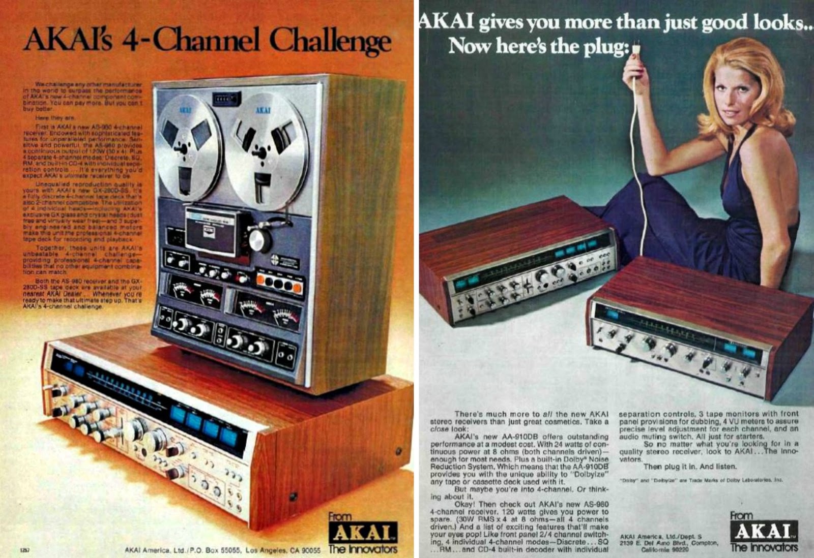 Quadraphonic Surround Sound Amplifiers The Stereo Museum