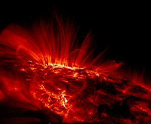 La mayor llamarada solar en quince años El Sol produjo el martes una gigantesca erupción