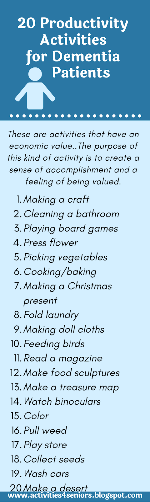 20 Activities for Dementia Patients at Home