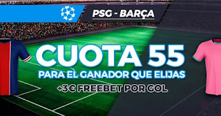 Paston Megacuota PSG vs Barcelona 10-3-2021 Paston Megacuota PSG vs Barcelona 10-3-2021