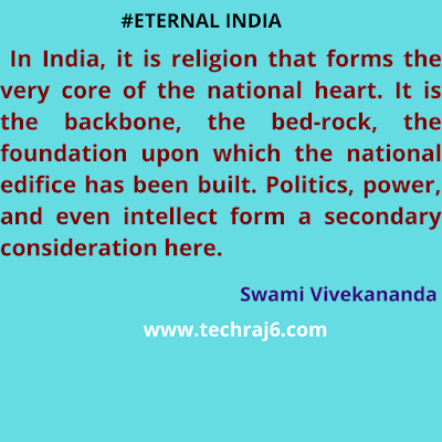 Eternal India Quotes By Swami Vivekananda