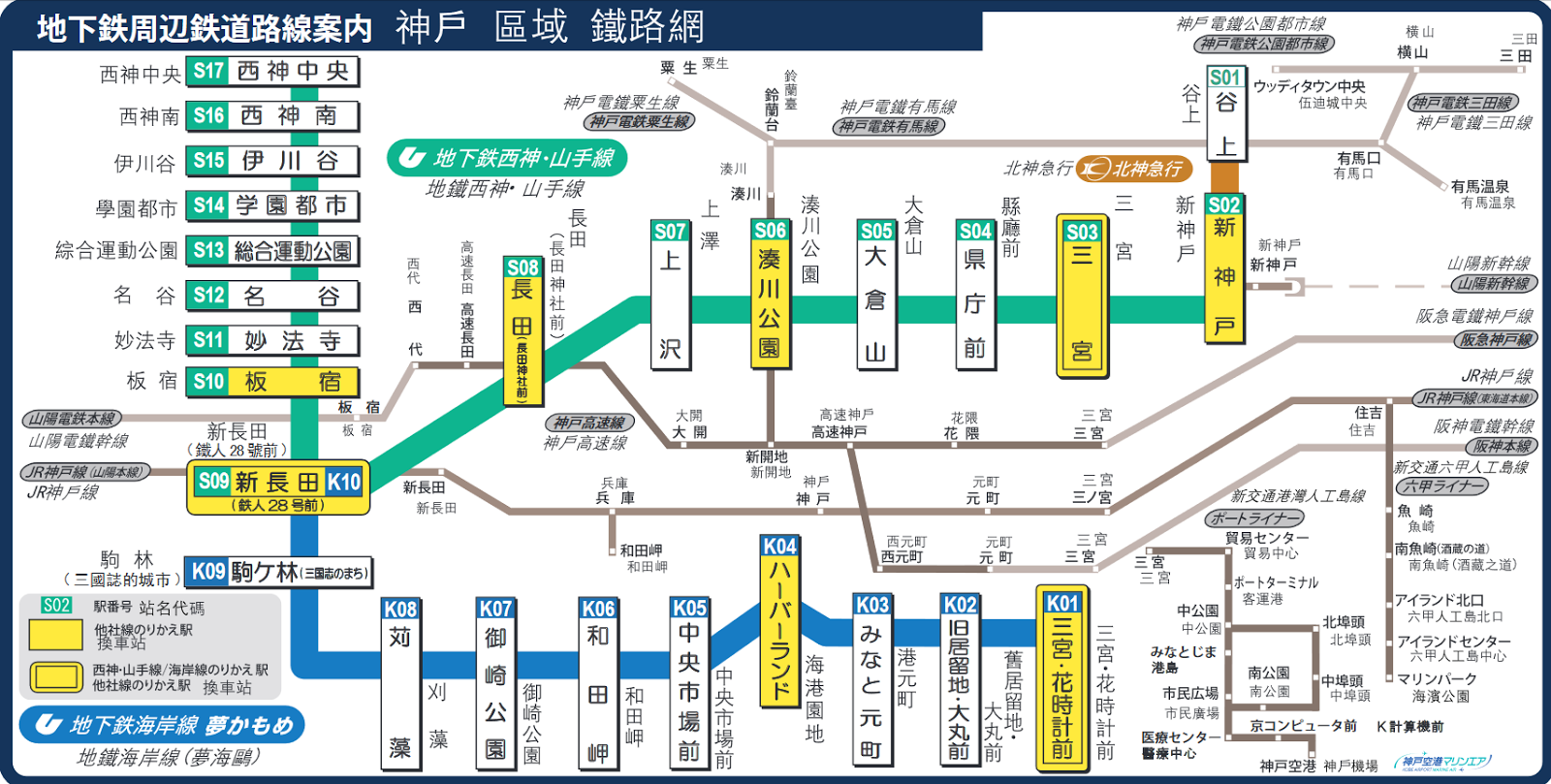 神戶-神戶交通-推薦-優惠券-觀光巴士-公車-地鐵-地圖-私鐵-JR-關西-日本-自由行-介紹-神戶交通攻略-Kobe-Public-Transport