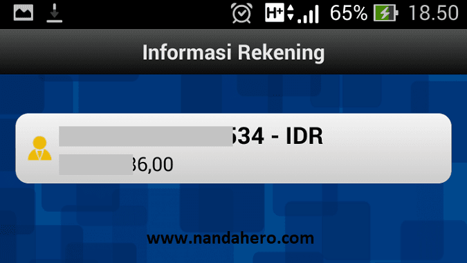 Cara Cek Saldo Atm Bri Lewat Hp Android Tanpa Pulsa Nanda Hero