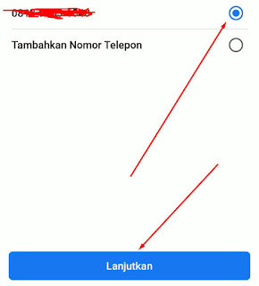 Cara Login dengan sms facebook