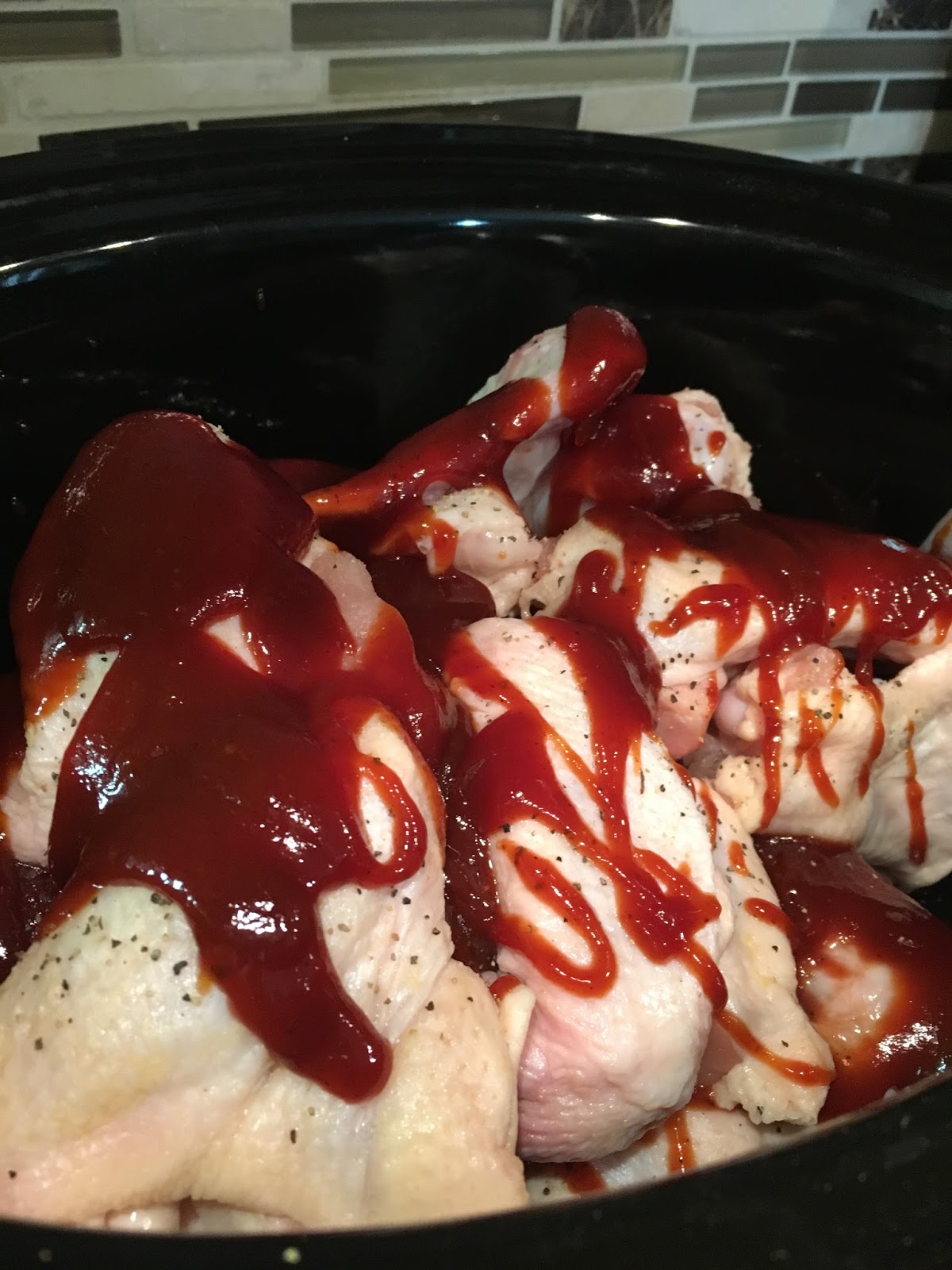 Chasing Saturdays Crock Pot BBQ Chicken Wings