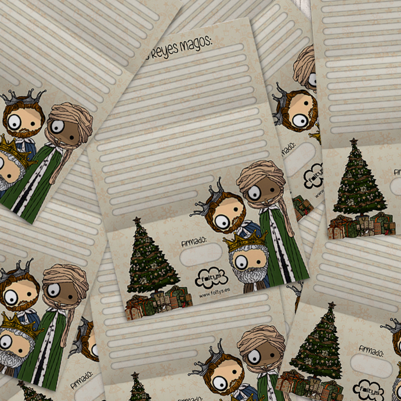 Carta a los Reyes Magos | Letter to the Wisdom Kings by foltys (Gratis-Freebie)