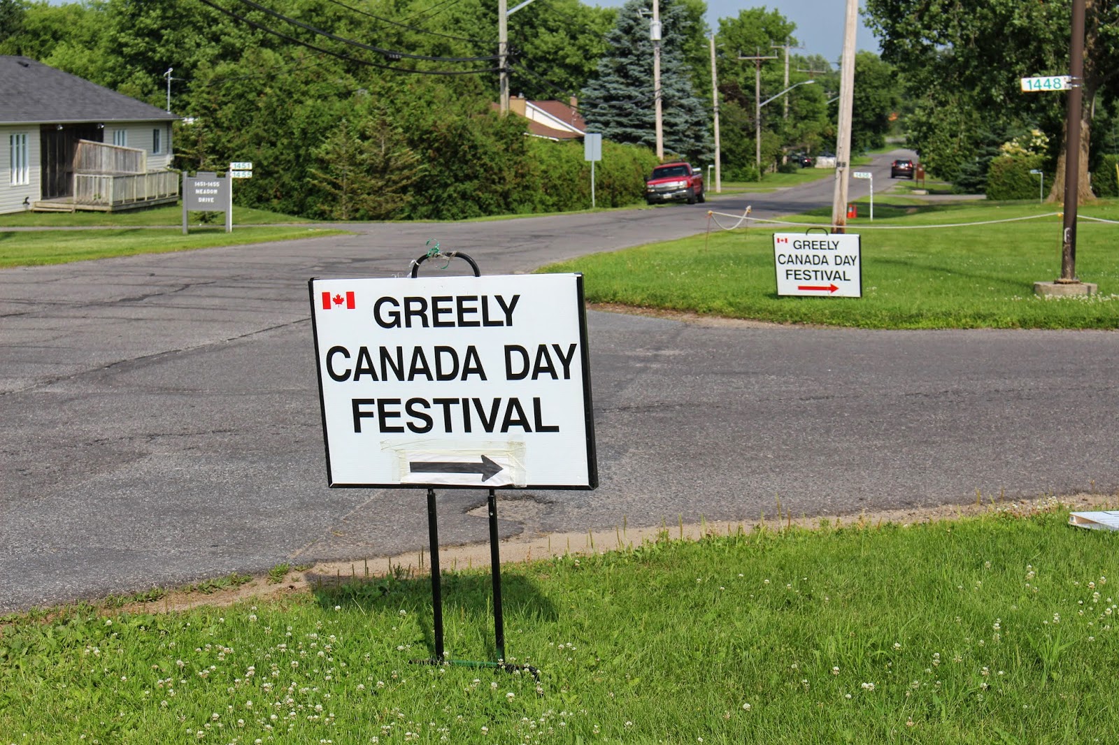 Bill's Blog Canada Day in Greely Concessions and Bouncy Castle
