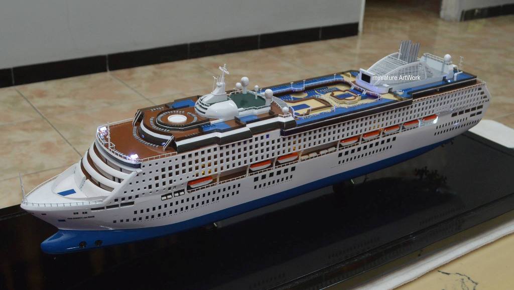 Gambar Produk 2foto gambar miniatur kapal pesiar sun princess cruises ship pacific world terbaru