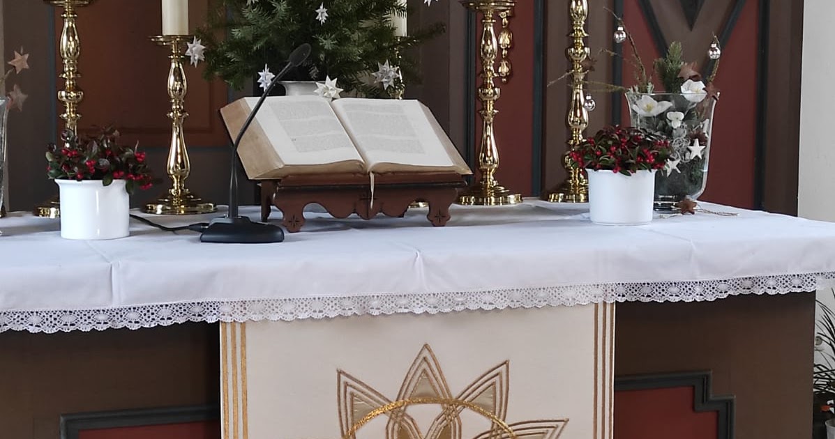 Art of Andrea Thema Paramente in der liturgischen Farbe Weiß in der Ev