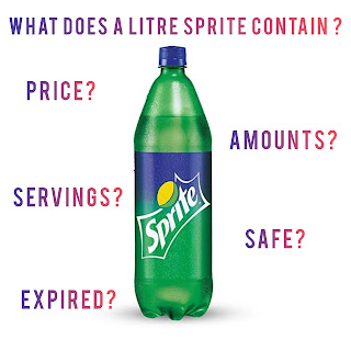 What does a litre sprite contain?