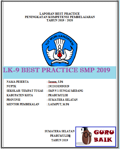 Contoh Laporan Best Practice Pkp Smp