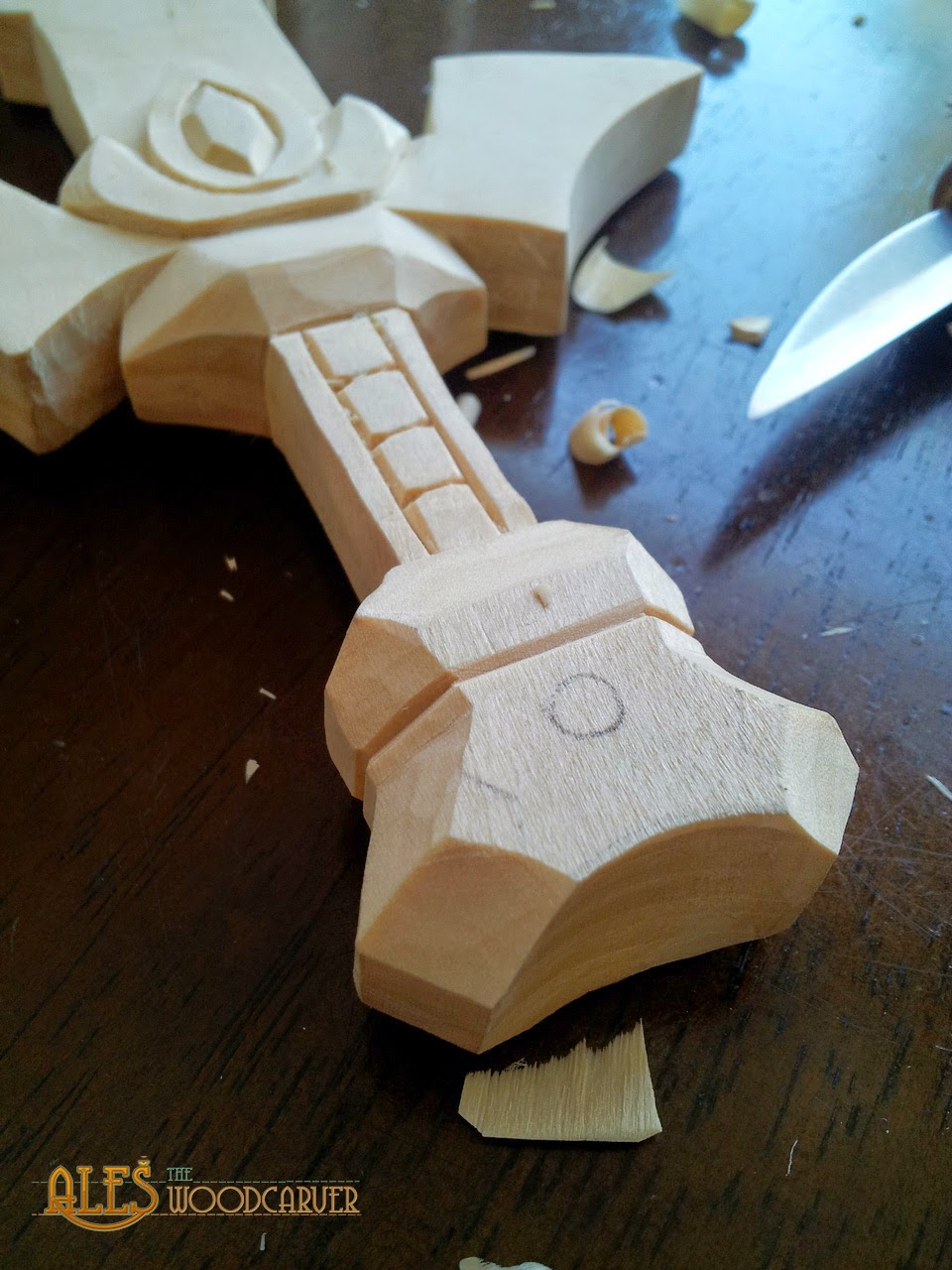 Ales the woodcarver Master Sword Legend of Zelda