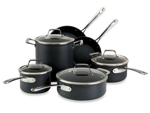 All-Clad pots and pans