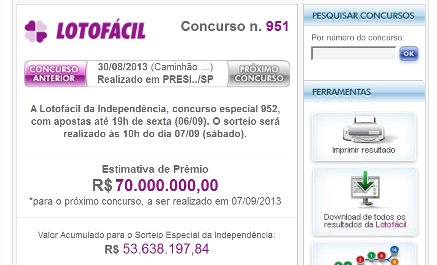 comprar jogo lotofacil online