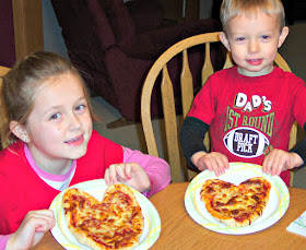 valentine traditions, heart shaped pizza