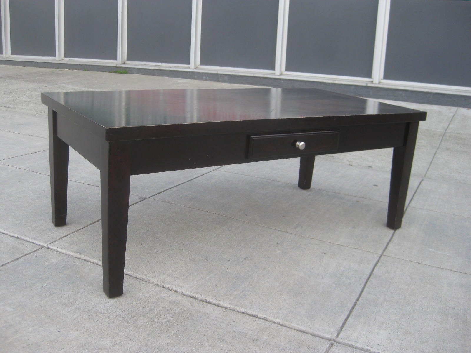 UHURU FURNITURE & COLLECTIBLES SOLD Espresso Colored Coffee Table 70