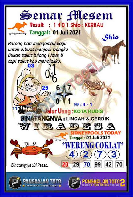 Prediksi Syair Sydney 1 Juli 2021 Syair Togel Sdy Pangkalantoto Prediksi Syair Sydney 1 Juli 2021 Syair Togel Sdy Pangkalantoto