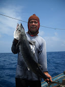 inilah wajah seorang nelayan pancing Kuala Kemaman Tekong Pakde