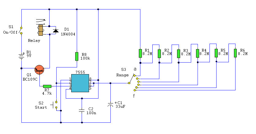 5 to 30 Minute Timer - The Circuit