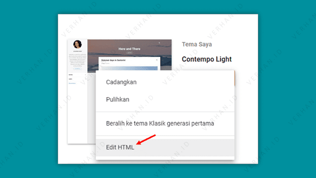 edit html blogger