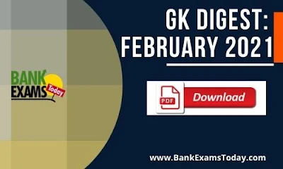 GK Digest February 2021 - Download PDF