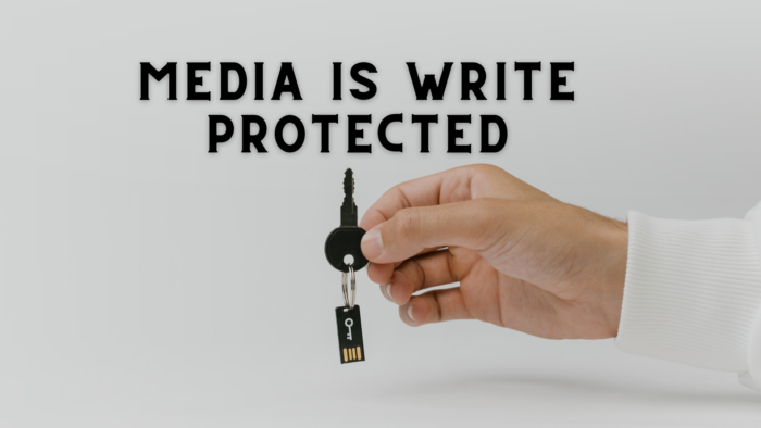 Media is tegen schrijven beveiligd Windows 10