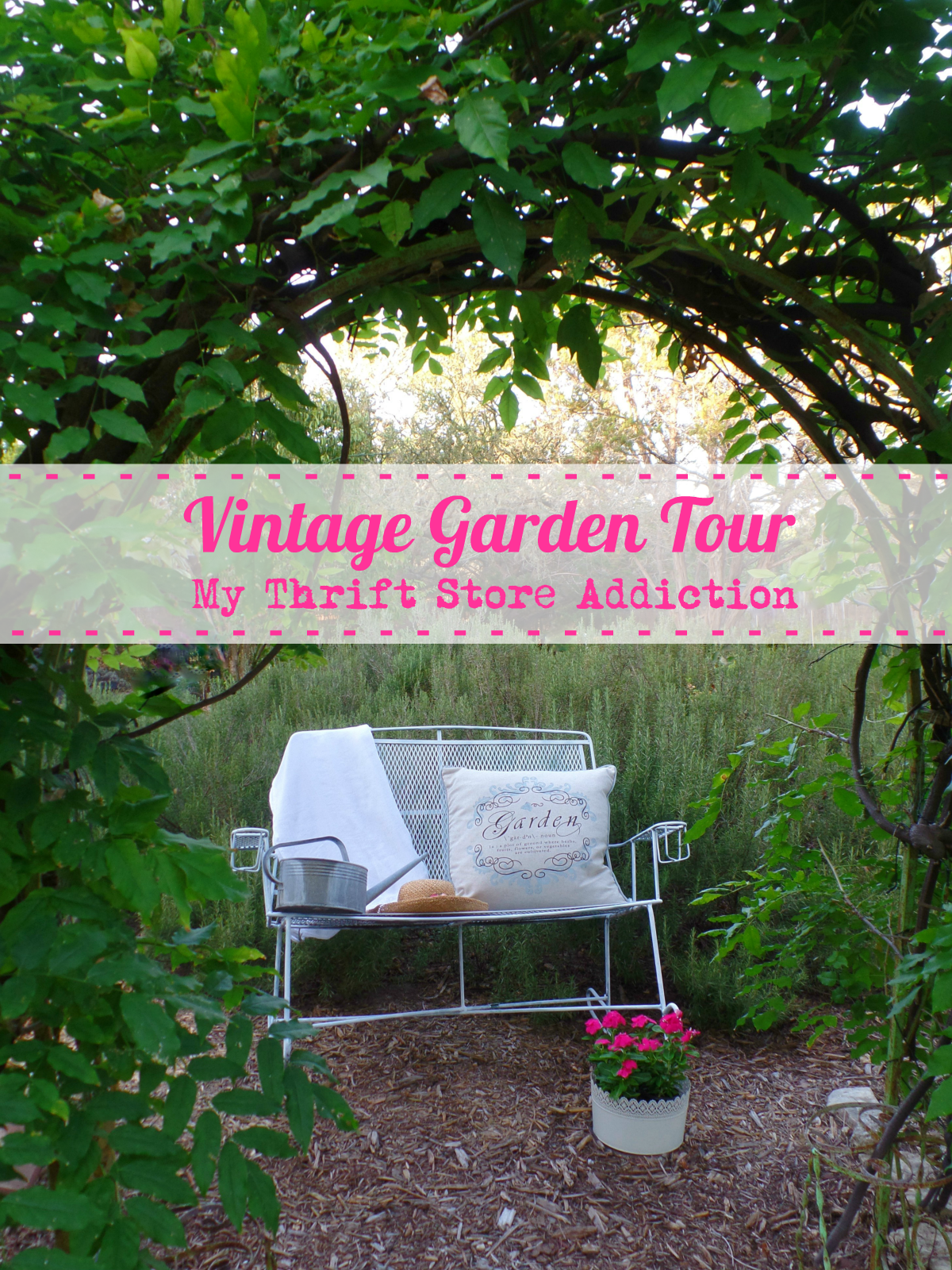 vintage summer garden tour