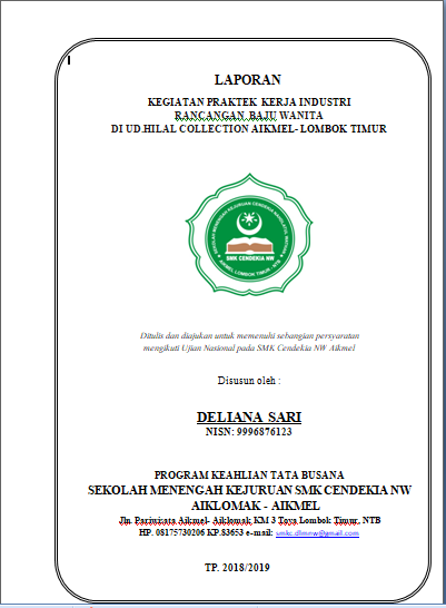 Contoh Laporan Prakerin Smk Lengkap Semua Jurusan Rinjani School