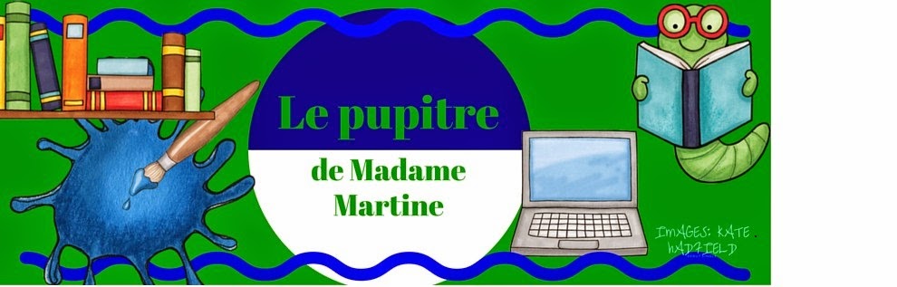 Le pupitre de Madame Martine